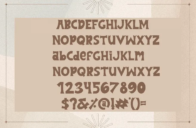 Uncle Hours font