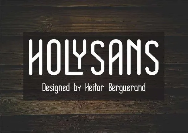 Holy Sans font