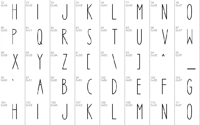 Green Hostel font