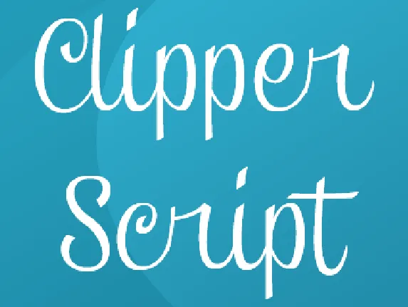 Clipper Script (Personal Use) font