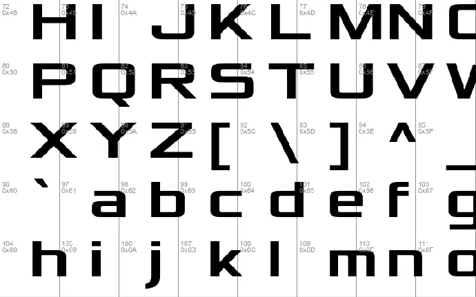 Xolonium font