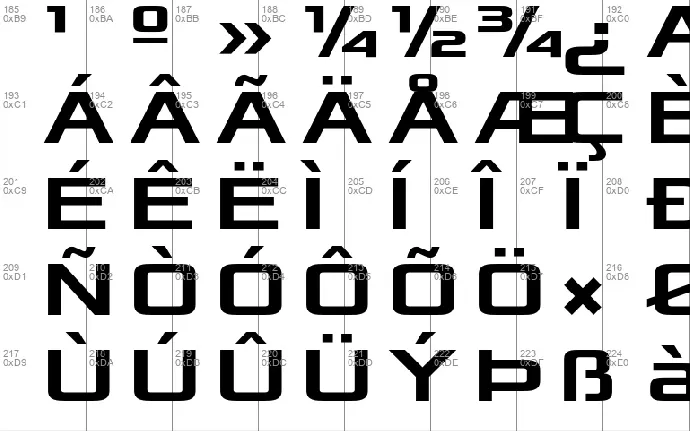 Xolonium font