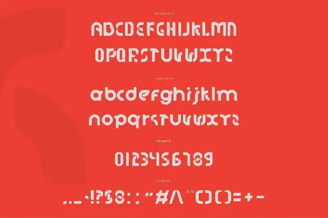 Oblong font