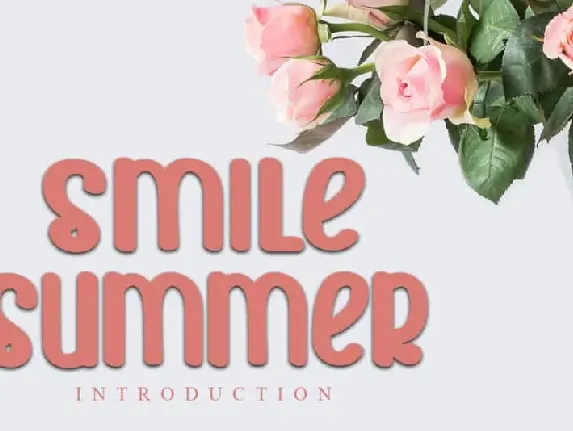 Smile Summer Script font