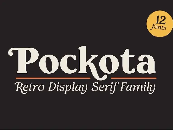 Pockota font