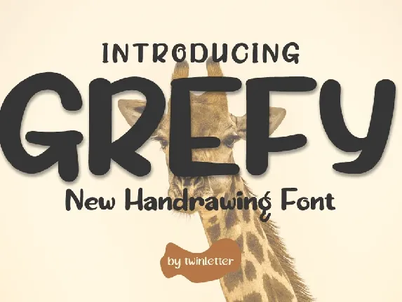 Grefy Display font