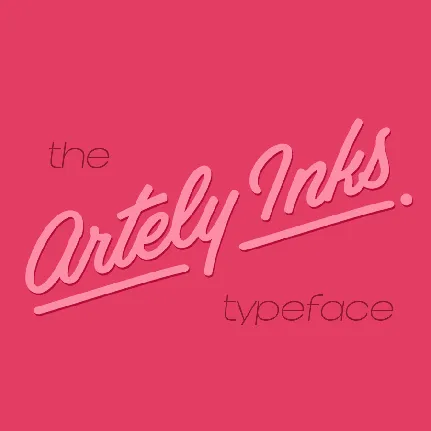 Artely Inks PERSONAL USE font