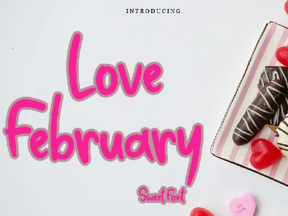 Love February font