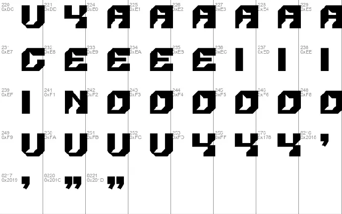 MONTGO font