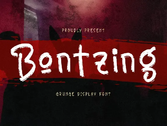 Bontzing font