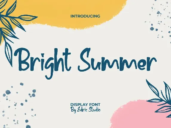 Bright Summer font