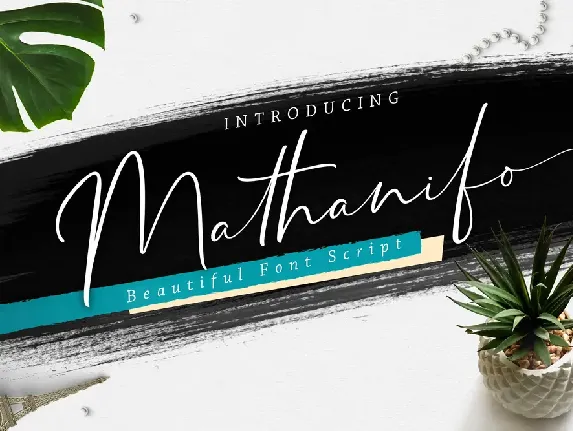 Mathanifo Script font