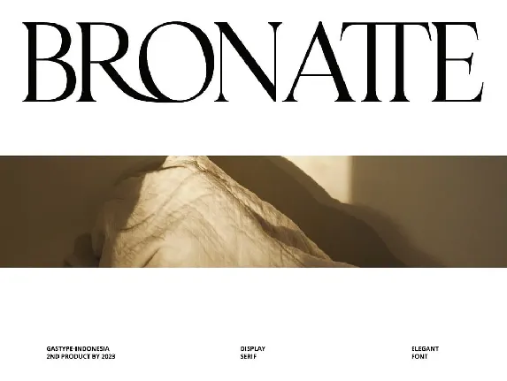 Bronatte font