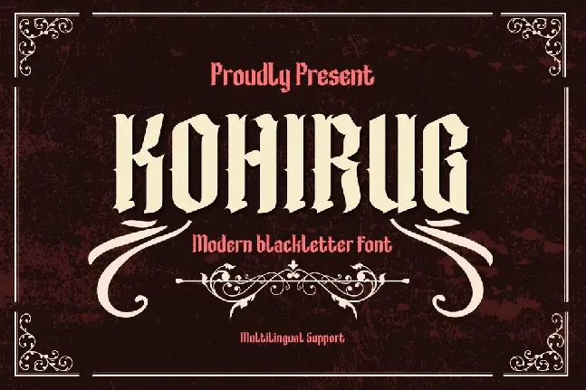 KOHIRUG font