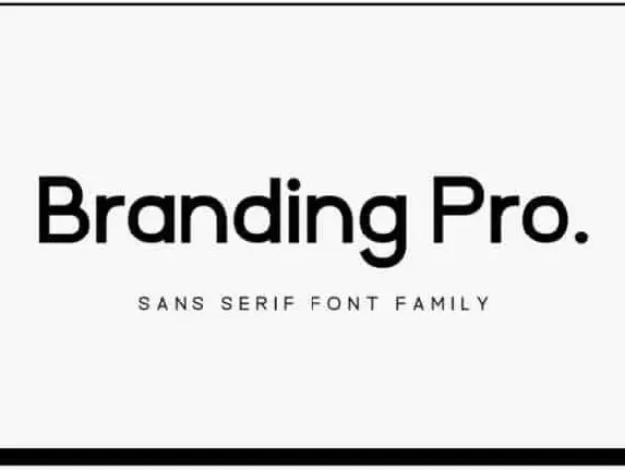 Branding Pro Sans Serif Family font