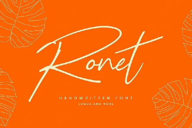 Ronet Script font