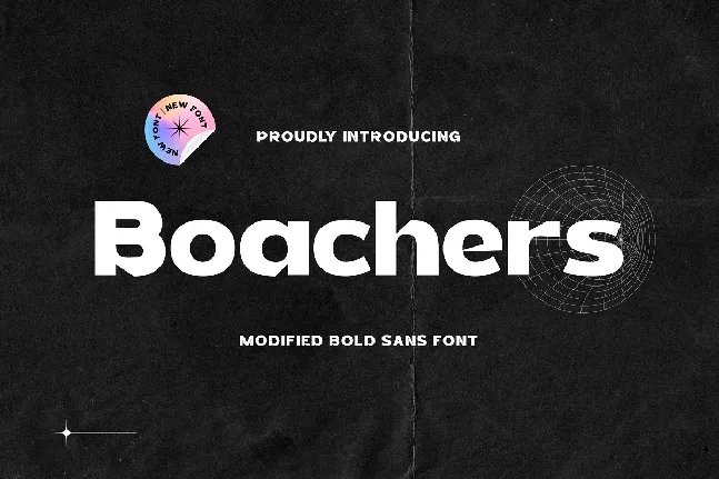 Boachers font