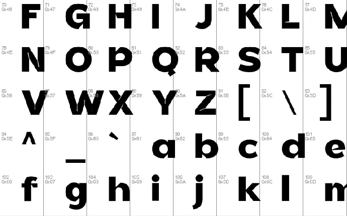 Boachers font