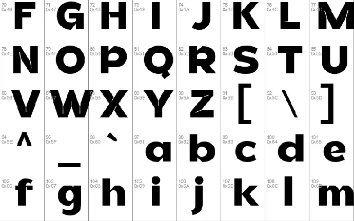 Boachers font