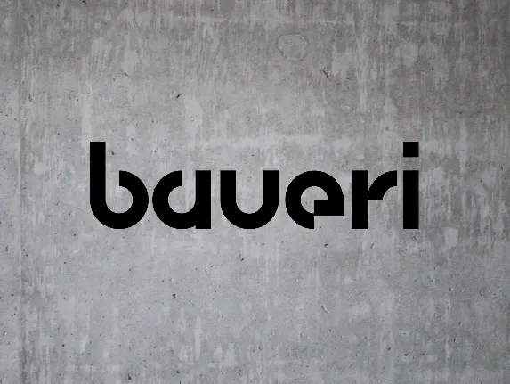 Baueri font