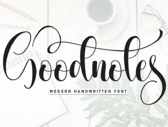 Goodnotes Script font