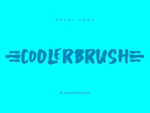 Coolerbrush font