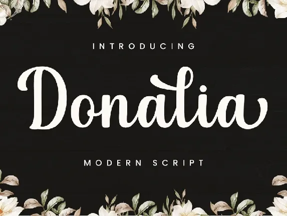 Donalia font