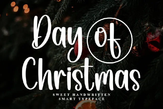 Day Of Christmas font