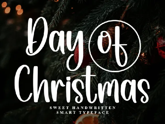 Day Of Christmas font