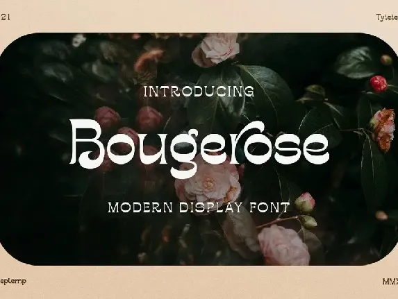 Bougerose font