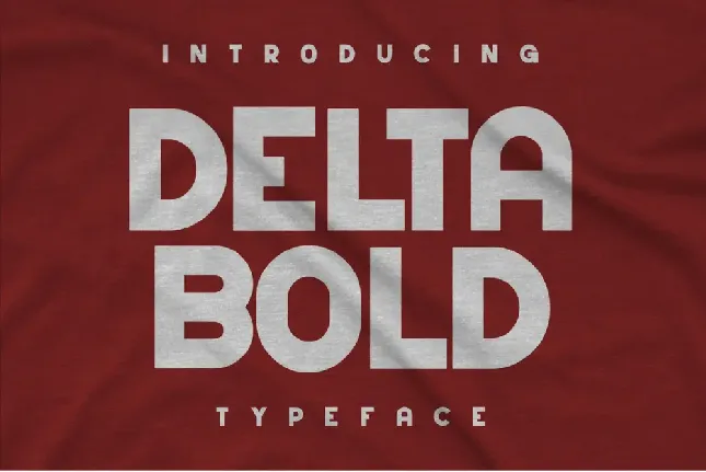 Delta Bold font