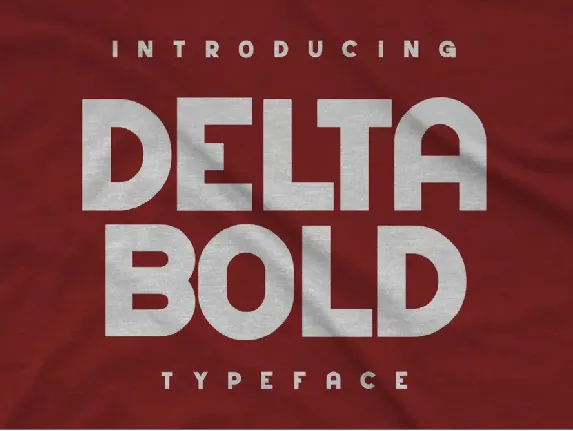 Delta Bold font