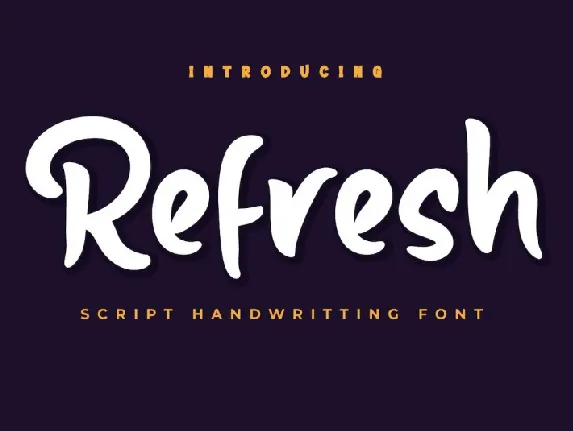 Refresh font