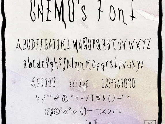 CHEMOs font