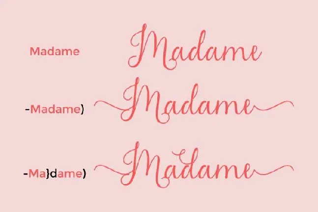 Madame Naila font