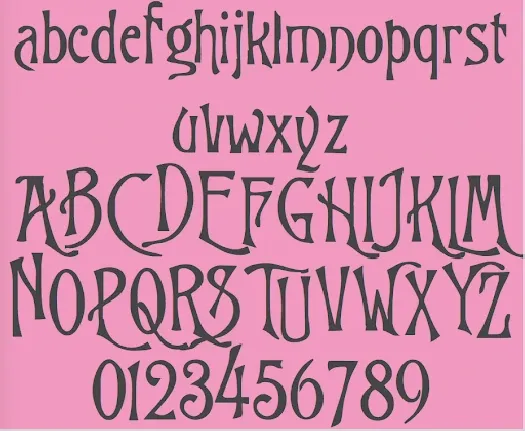 Burton’s Nightmare font