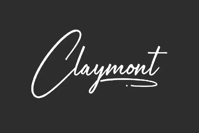 Claymont Demo font