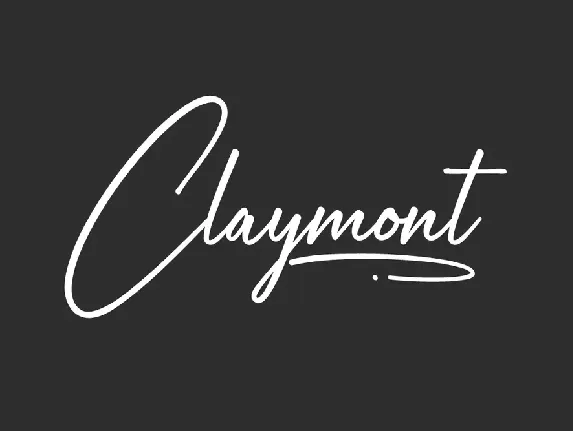 Claymont Demo font