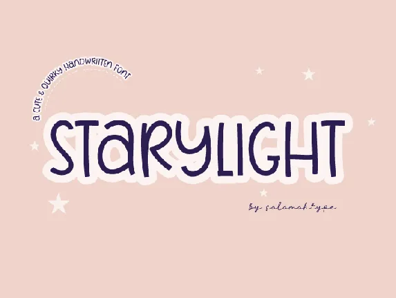 Starylight font