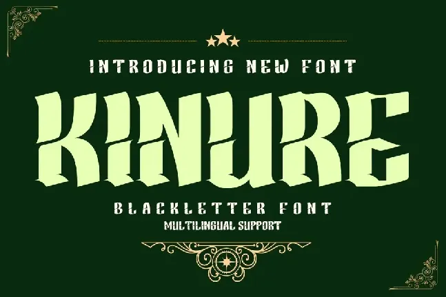 KINURE font