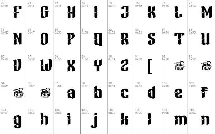 KINURE font