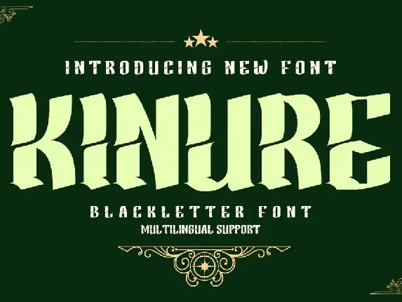 KINURE font