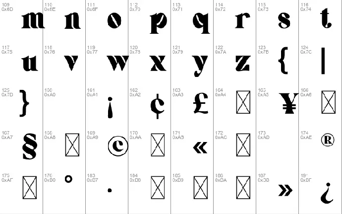 Juvenilia font