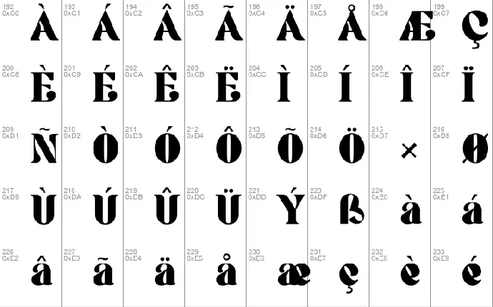 Juvenilia font