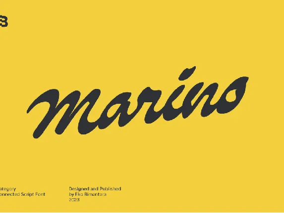 Marino font