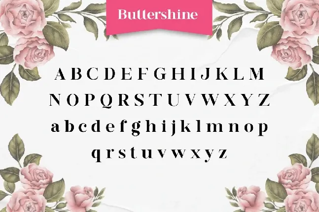 Buttershine font