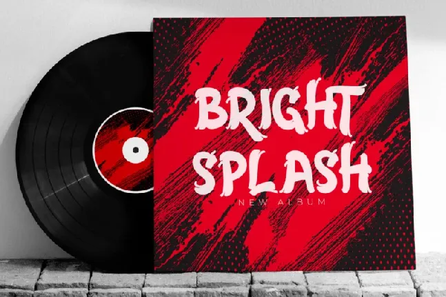 Bright Splash font