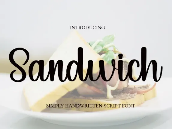 Sandwich Typeface font