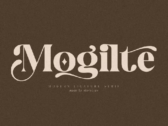 Mogilte font