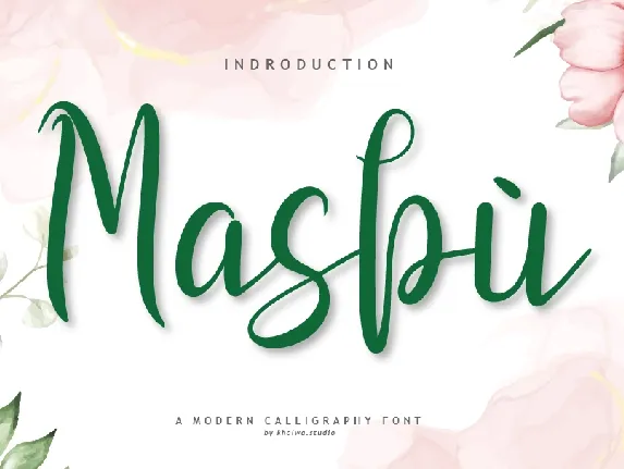 Masbu font